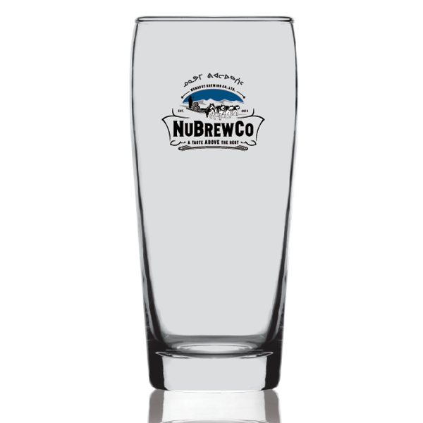NuBrew Full Logo Beer Glasses
