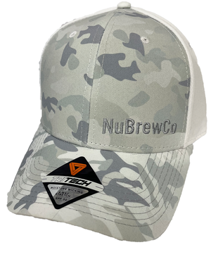 NuBrewCo Snow Camo Cap